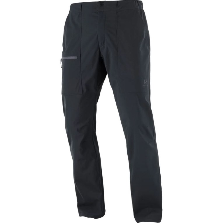 Black Salomon Outrack Men's Sport Pants | PH 13679N